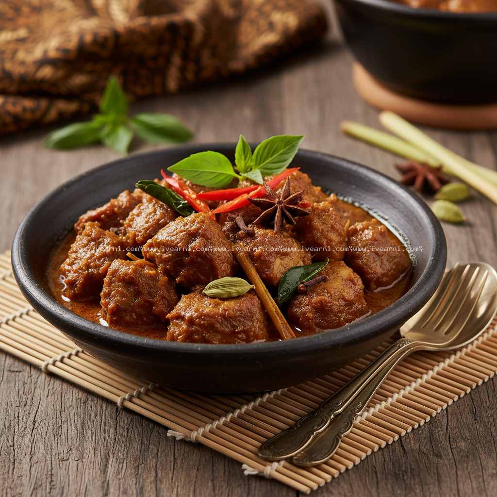 Cara Membuat Rendang Daging Kambing