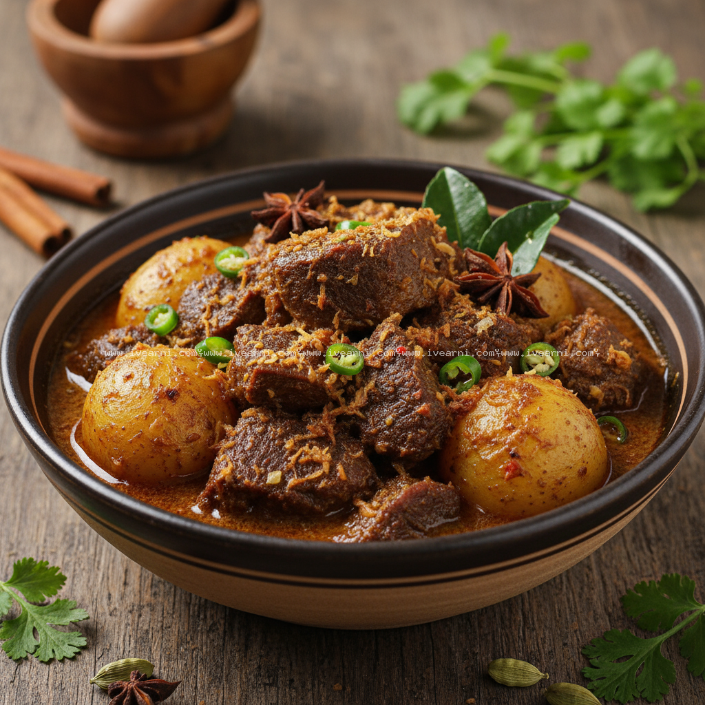 Cara Membuat Rendang Kentang