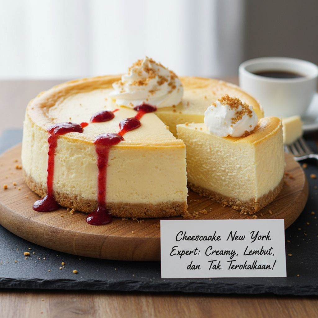 Cheesecake New York Expert: Creamy, Lembut, dan Tak Terkalahkan!