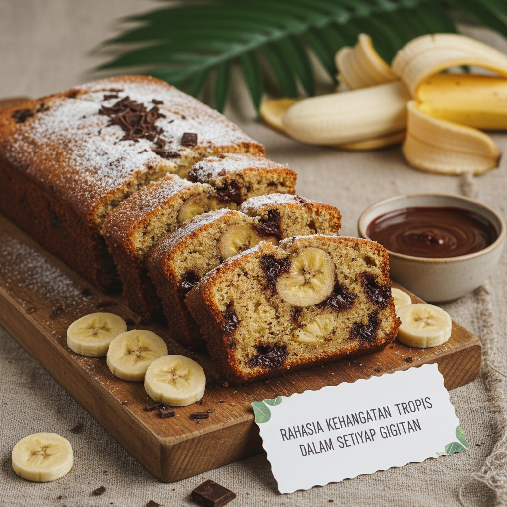 Kue Pisang Cokelat Super Lembut: Rahasia Kehangatan Tropis dalam Setiap Gigitan