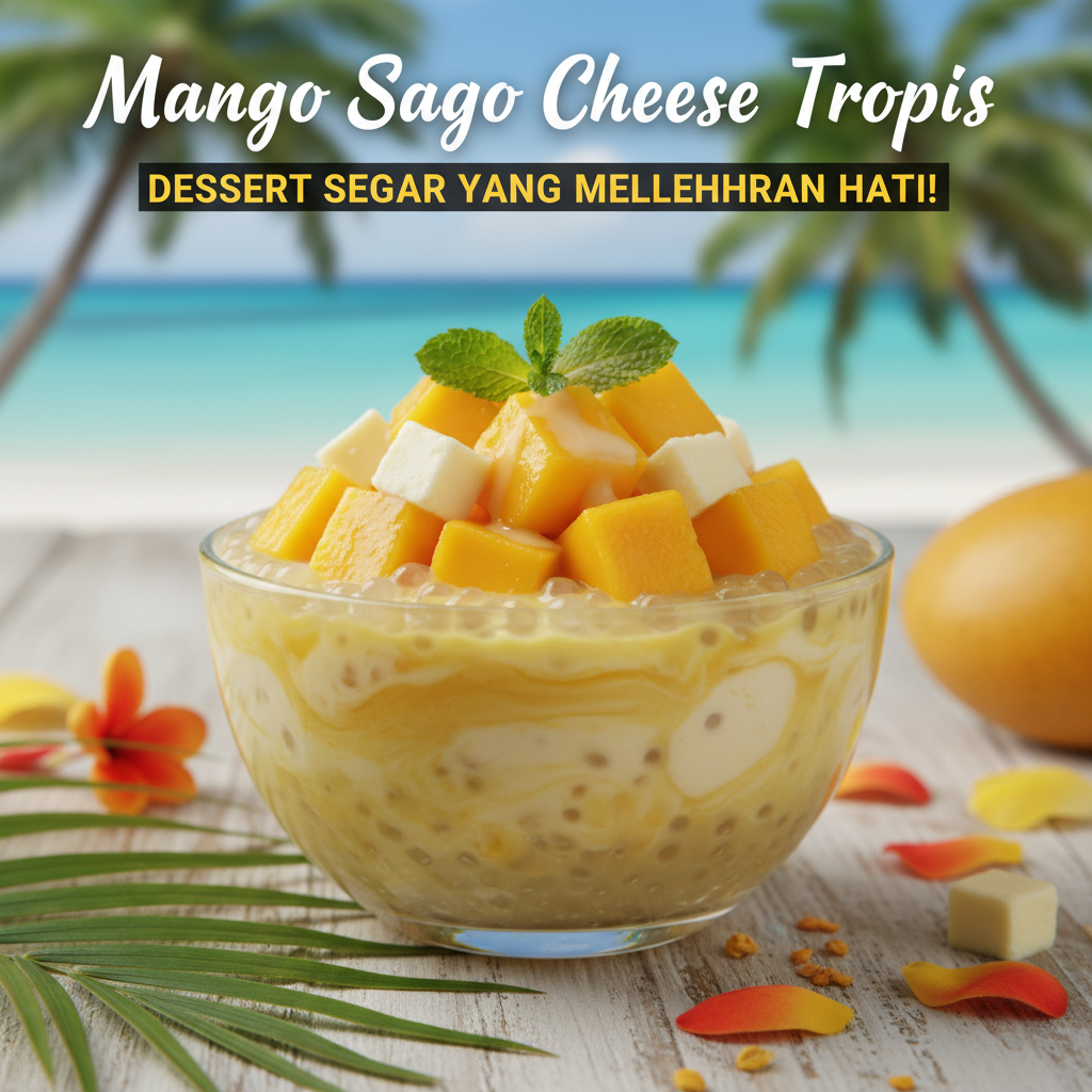 Mango Sago Cheese Tropis: Dessert Segar yang Melelehkan Hati!