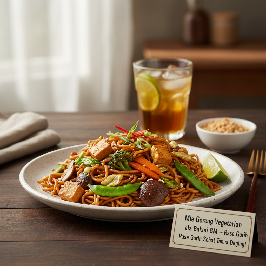 Mie Goreng Vegetarian ala Bakmi GM â€“ Rasa Gurih Sehat Tanpa Daging!
