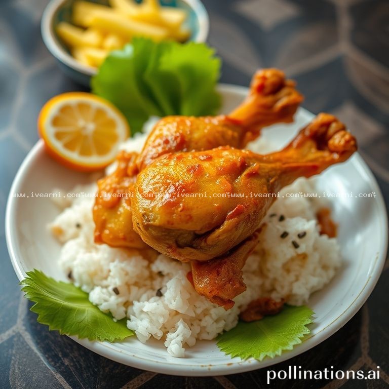 Rahasia Resep Anti Gagal ayam kuning - Sambel .