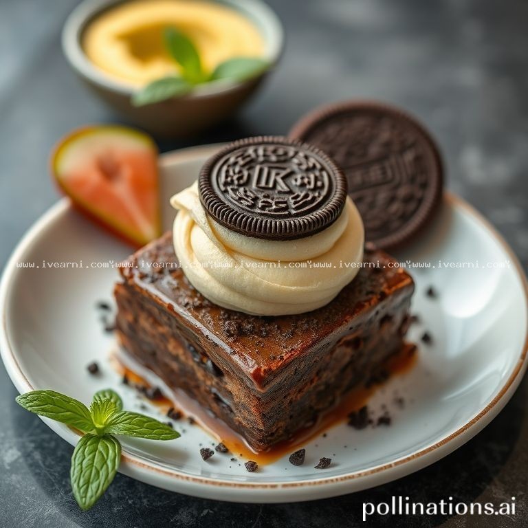 Rahasia Resep Anti Gagal brownies topping oreo - Dessert .