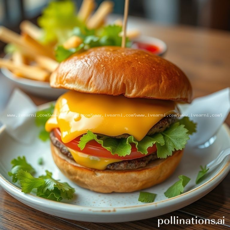 Rahasia Resep Anti Gagal cheddar burger - Burger .