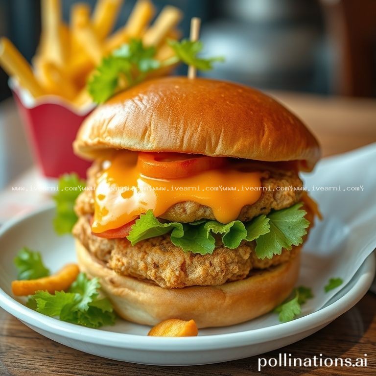 Rahasia Resep Anti Gagal chicken burger deluxe mcd - Burger .
