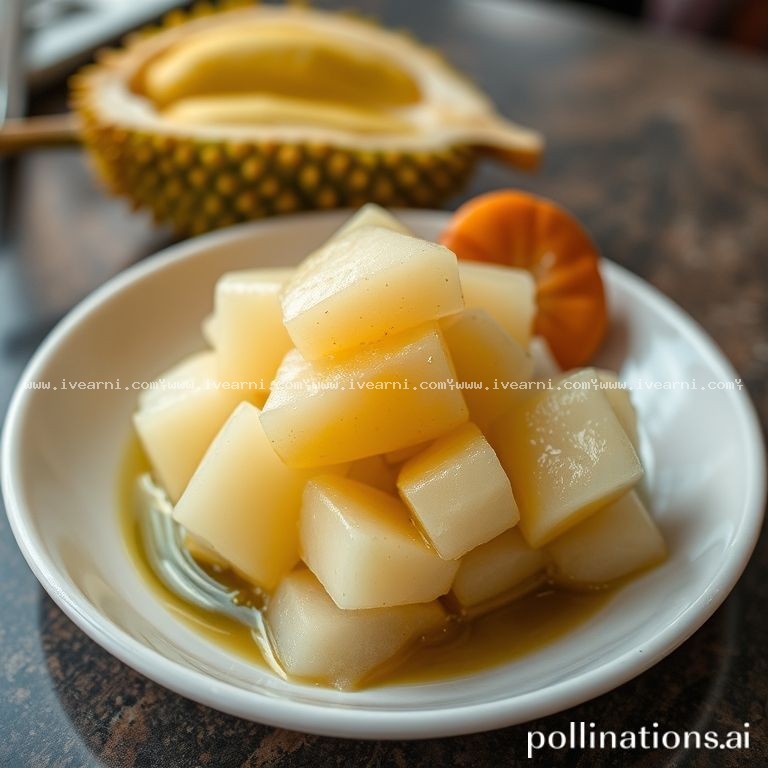 Rahasia Resep Anti Gagal durian sago - Dessert .