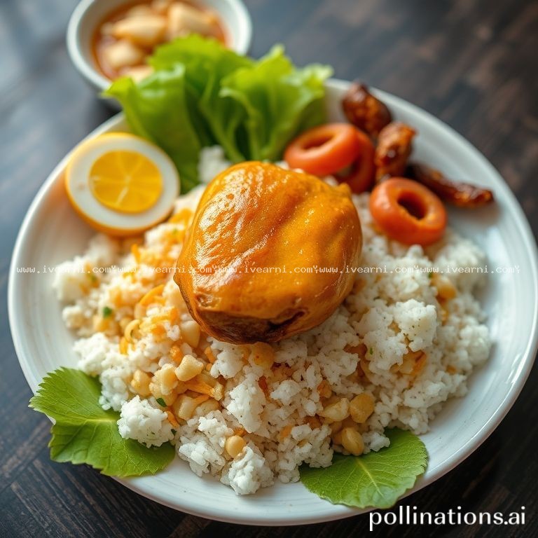 Rahasia Resep Anti Gagal nasi kuning ayam goreng - Sambel .
