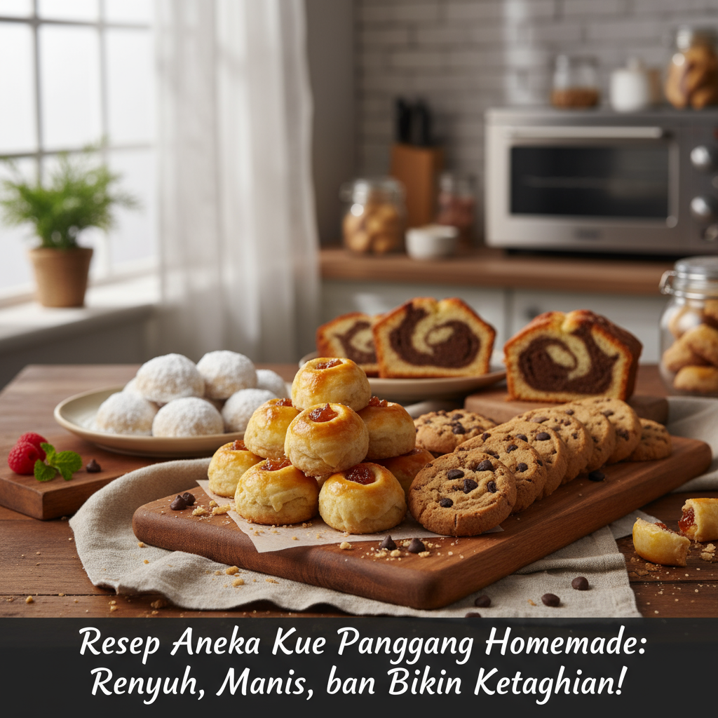 Resep Aneka Kue Panggang Homemade: Renyah, Manis, dan Bikin Ketagihan!