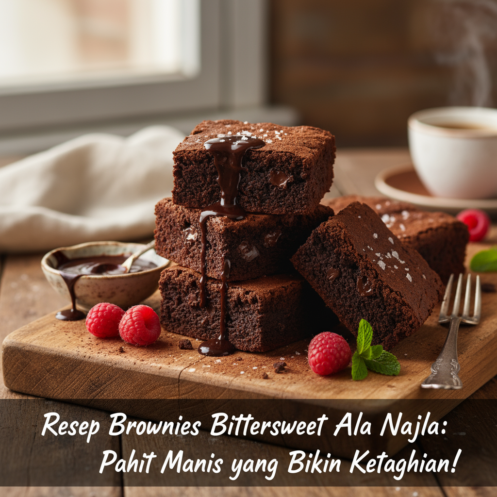 Resep Brownies Bittersweet Ala Najla: Pahit Manis yang Bikin Ketagihan!