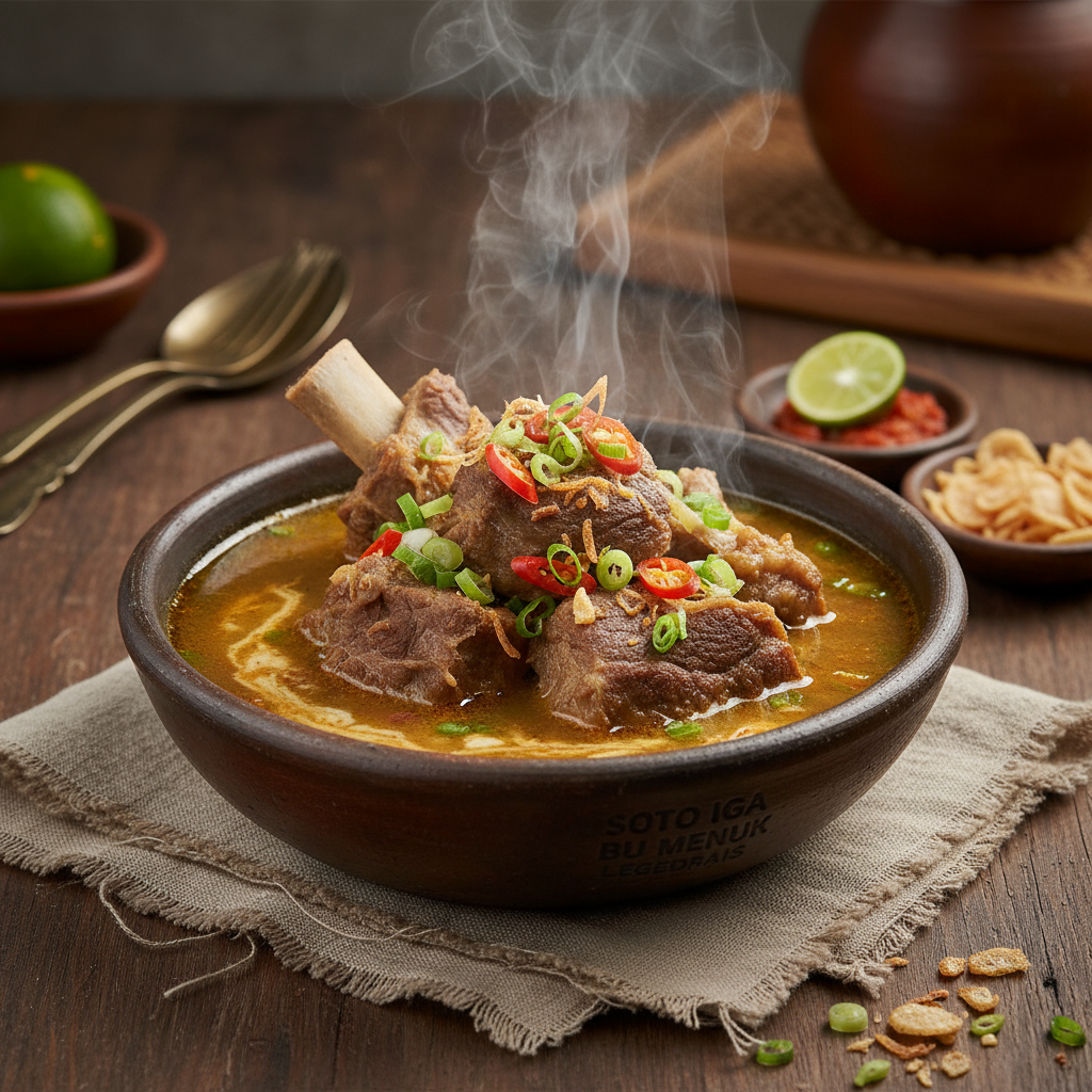 Resep Soto Iga Bu Menuk Legendaris: Kuah Kaldu Kaya Rasa, Iga Sapi Meleleh di Mulut!