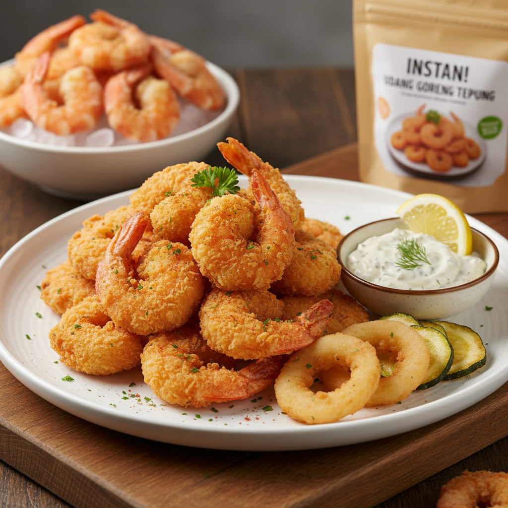 Resep Udang Goreng Tepung Krispi: Seafood Beku Jadi Hidangan Lezat Instan!
