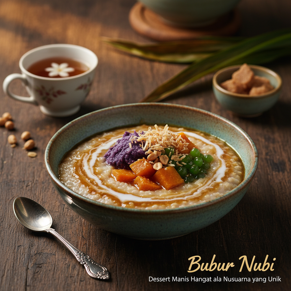 Sensasi Bubur Nubi: Dessert Manis Hangat ala Nusantara yang Unik