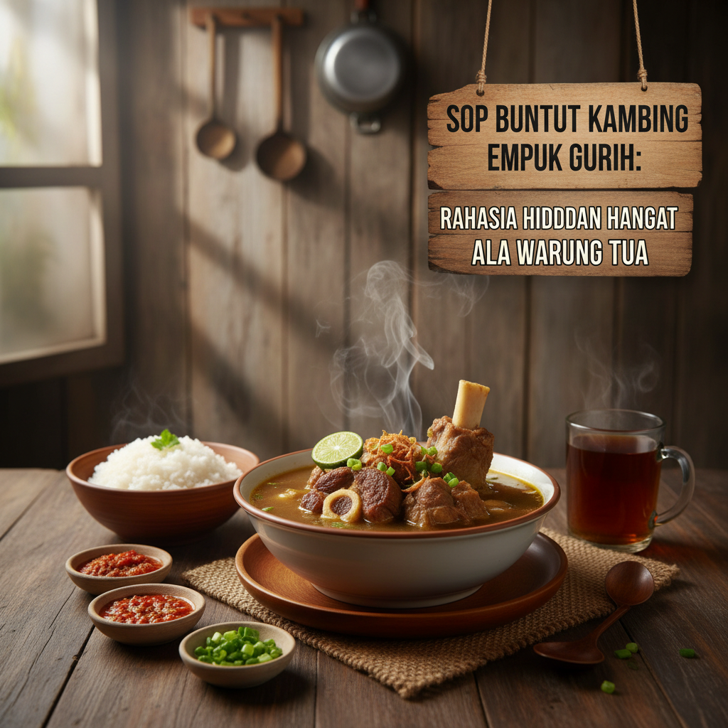 Sop Buntut Kambing Empuk Gurih: Rahasia Hidangan Hangat ala Warung Tua