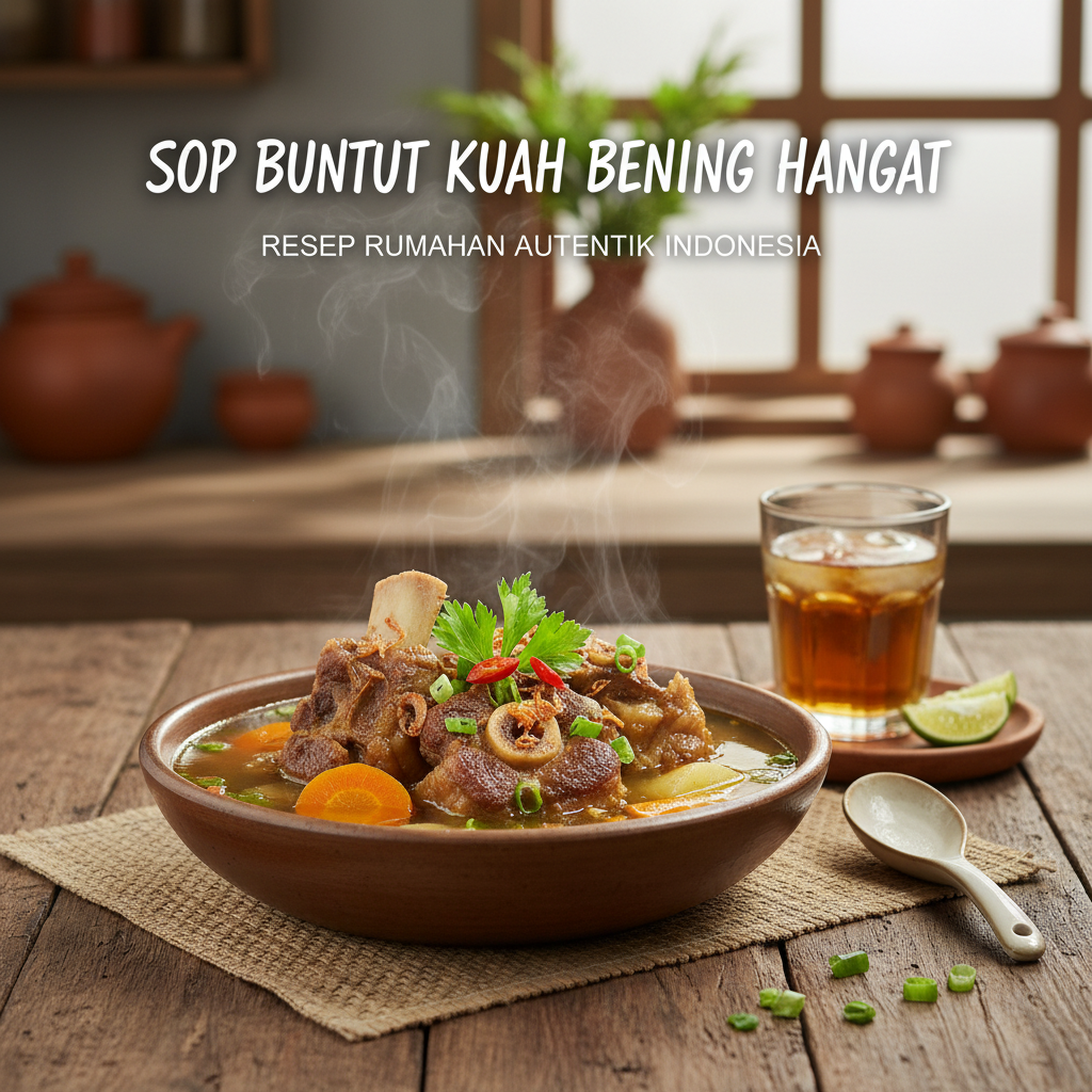 Sop Buntut Kuah Bening Hangat yang Menyentuh Hati: Resep Rumahan Autentik Indonesia
