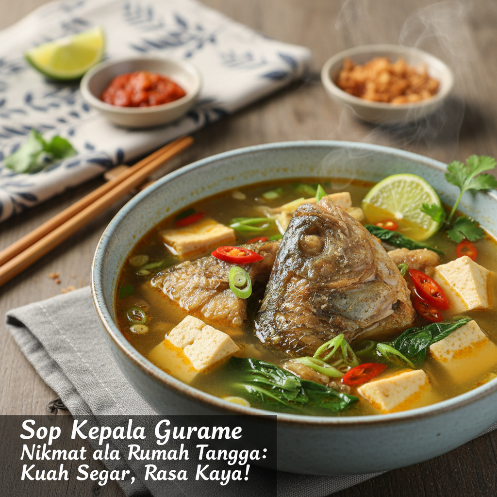Sop Kepala Gurame Nikmat ala Rumah Tangga: Kuah Segar, Rasa Kaya!
